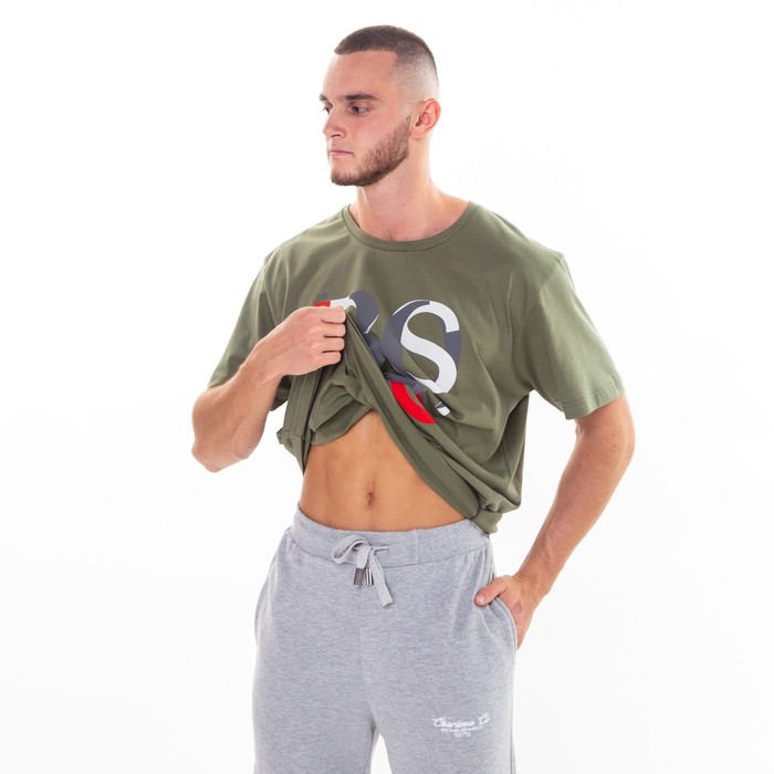 Брюки мужские, цвет серый меланж, размер 46 55743