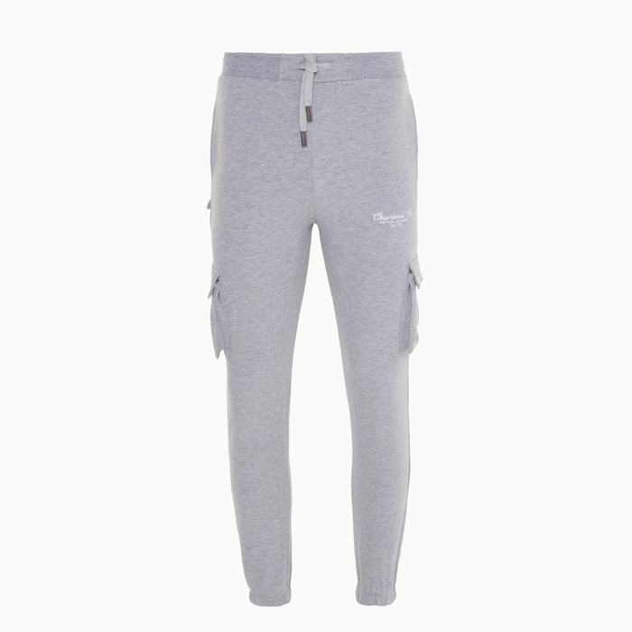 Брюки мужские, цвет серый меланж, размер 46 55743