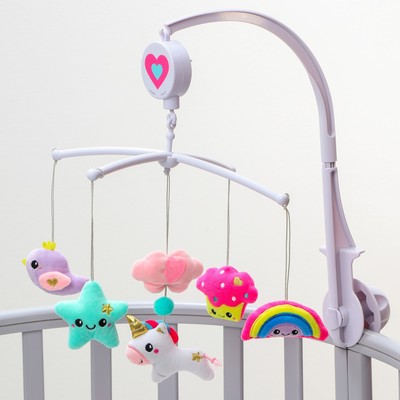 УЦЕНКА Мобиль музыкальный на кроватку «Для принцессы», заводной