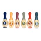 УЦЕНКА Боулинг «Котята», 6 кеглей 15×5 см, 2 шара диаметром 8 см - Фото 4