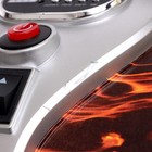 УЦЕНКА Электромотоцикл «Чоппер», 2 мотора, пламя, глянец (нет опорной спинки, трещина на фаре и корпусе, потёртости, нет звука, внутреннее повреждение) - Фото 6