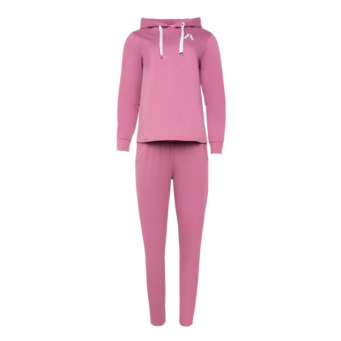 Костюм женский (толстовка/брюки) Шарлотта, цвет сухая роза, размер 46 55746
