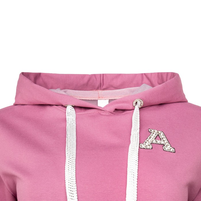 Костюм женский (толстовка/брюки) Шарлотта, цвет сухая роза, размер 46 55746