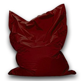 Кресло-мешок Мат мини, размер 120х140 см, ткань оксфорд, цвет бордовый