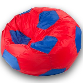 Кресло-мешок Мяч, размер 70 см, ткань оксфорд, цвет красный, синий