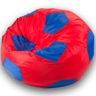 Кресло-мешок Мяч, размер 80 см, ткань оксфорд, цвет красный, синий - фото 291427644