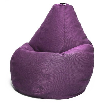Кресло-мешок «Груша» Позитив, размер M, диаметр 70 см, высота 90 см, рогожка, цвет сиреневый