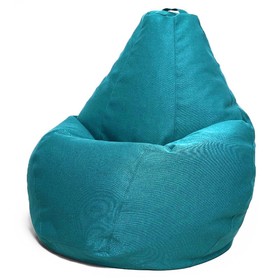 Кресло-мешок «Груша» Позитив, размер L, диаметр 80 см, высота 100 см, рогожка, цвет голубой