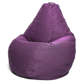 Кресло-мешок «Груша» Позитив, размер L, диаметр 80 см, высота 100 см, рогожка, цвет сиреневый