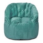 Кресло Челси, размер 85х85 см, ткань велюр, цвет бирюзовый - фото 291931997