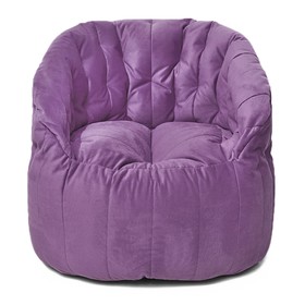 Кресло Челси, размер 85х85 см, ткань велюр, цвет сиреневый