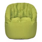 Кресло Челси, размер 85х85 см, ткань ткань рогожка, цвет зелёный - фото 291428065