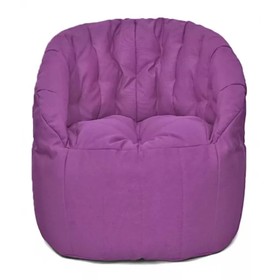 Кресло Челси, размер 85х85 см, ткань ткань рогожка, цвет сиреневый