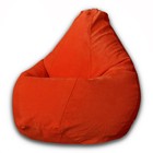 Кресло-мешок «Груша» Позитив Modus, размер M, диаметр 70 см, высота 90 см, велюр, цвет красный - Фото 1