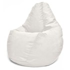 Кресло-мешок Комфорт, размер 90х115 см, ткань велюр, цвет серый - фото 291428143