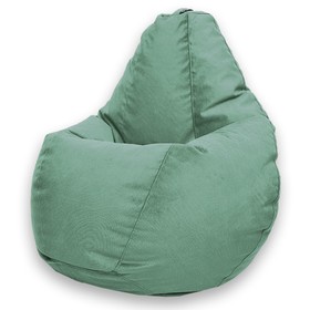 Кресло-мешок Комфорт, размер 90х115 см, ткань велюр, цвет зелёный