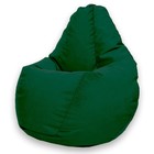 Кресло-мешок Комфорт, размер 90х115 см, ткань велюр, цвет зелёный - фото 291428177