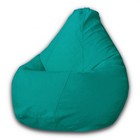 Кресло-мешок «Груша» Позитив Modus, размер L, диаметр 80 см, высота 100 см, велюр, цвет зелёный - фото 296412357