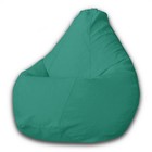 Кресло-мешок «Груша» Позитив Modus, размер XXL, диаметр 105 см, высота 130 см, велюр, цвет зелёный - фото 291428661