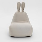 Кресло-мешок «Зайчик», размер 80x90 см рогожка, цвет бежевый - Фото 2