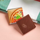 УЦЕНКА Подарочный молочный шоколад «Новогодняя пицца», 5 г. x 4 шт. - Фото 3