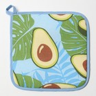 Прихватка 18х18 см, Авокадо, рогожка, 100% хлопок 9104220
