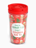 Чай чёрный в термостакане «Новый год будет сладким», вкус: яблочный штрудель, 20 г - Фото 2