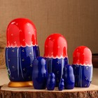 Матрешка "Синий сарафан"  21см, 7 кукольная, ручная роспись - фото 24608656