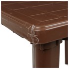 УЦЕНКА Стол квадратный, 80×80×74 см, коричневый - Фото 2