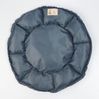 Лежанка для кошек и собак двусторонняя с игрушкой «Оттенки серого» 50-30х12 см - Фото 5