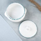 Горшочек для запекания Борисовская керамика «Варадеро», 700 мл, 15×9 см, белый - Фото 3