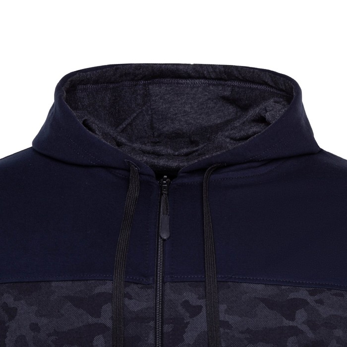 Костюм мужской (толстовка/брюки), цвет тёмно-синий, размер 54 55754