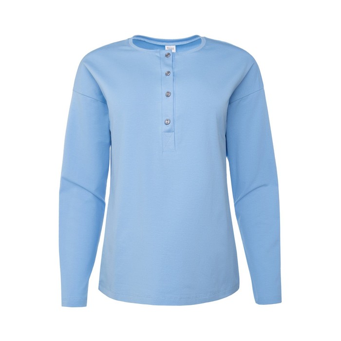 Лонгслив женский MINAKU: Basic line цвет серо-голубой, р-р 44 55761