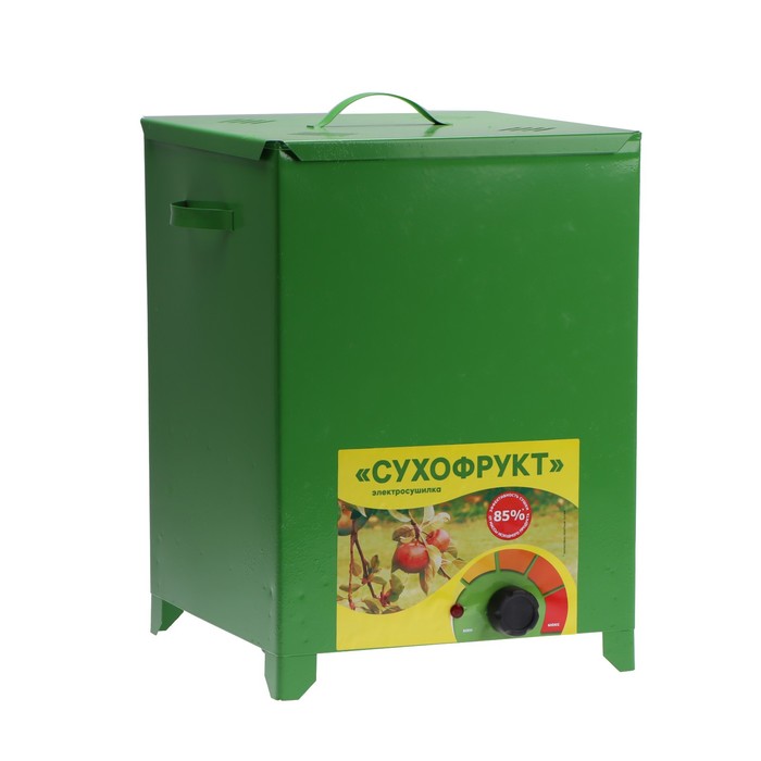 

Сушилка для овощей и фруктов «СУХОФРУКТ» В01, 450 Вт, 20 л, 4 яруса, зелёная