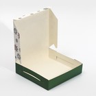 Коробка складная «Новогодняя ботаника», 14 × 14 × 3.5 см - Фото 5