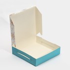 Коробка складная «Снежинки», 14 × 14 × 3.5 см - Фото 5