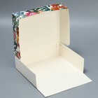 Коробка для кондитерских изделий  «Новогодняя ботаника», 17 × 20 × 6 см - Фото 5