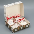 Коробка для кондитерских изделий «Новогодний шик», 17 х 20 х 6 см, Новый год - Фото 4