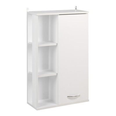 Шкаф навесной для ванной комнаты «Клик Мебель. Амур», с открытыми полками, 500×200×700 мм, цвет белый