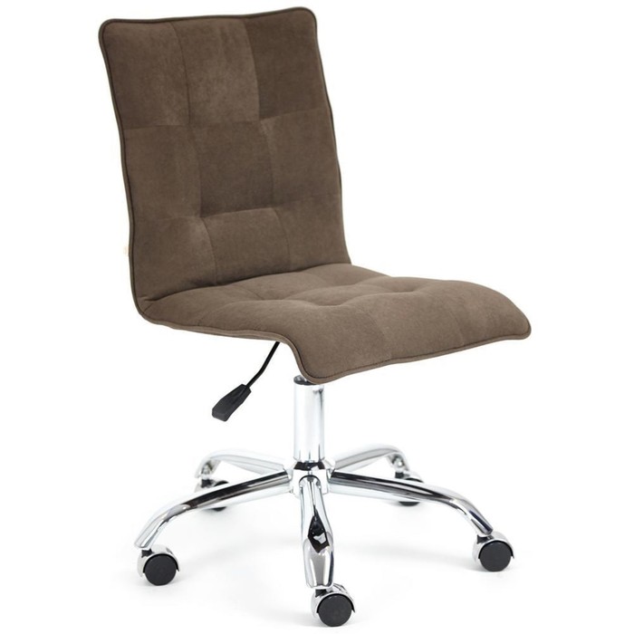 Кресло ZERO флок коричневый 6 - Фото 1