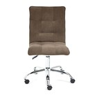 Кресло ZERO флок коричневый 6 - Фото 6
