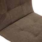 Кресло ZERO флок коричневый 6 - Фото 7