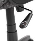 Кресло офисное СН747, с подлокотниками, на колёсиках, ткань, цвет чёрный/серый 207 - Фото 4