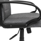 Кресло офисное СН747, с подлокотниками, на колёсиках, ткань, цвет чёрный/серый 207 - Фото 10