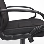 Кресло офисное СН747, с подлокотниками, на колёсиках, ткань, цвет чёрный 2603 - Фото 7