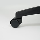 Кресло офисное СН747, с подлокотниками, на колёсиках, флок, цвет коричневый 6 - Фото 7