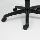 Кресло офисное СН747, с подлокотниками, на колёсиках, флок, цвет коричневый 6 - Фото 8