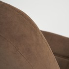 Кресло офисное СН747, с подлокотниками, на колёсиках, флок, цвет коричневый 6 - Фото 10