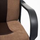 Кресло PARMA флок/ткань коричневый 6/TW-24 - Фото 13