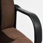 Кресло PARMA флок/ткань коричневый 6/TW-24 - Фото 9